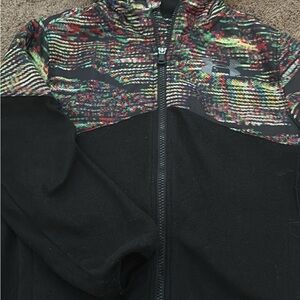 Under Armour Boys Multicolor Fleece Zip-Up Jacket size s